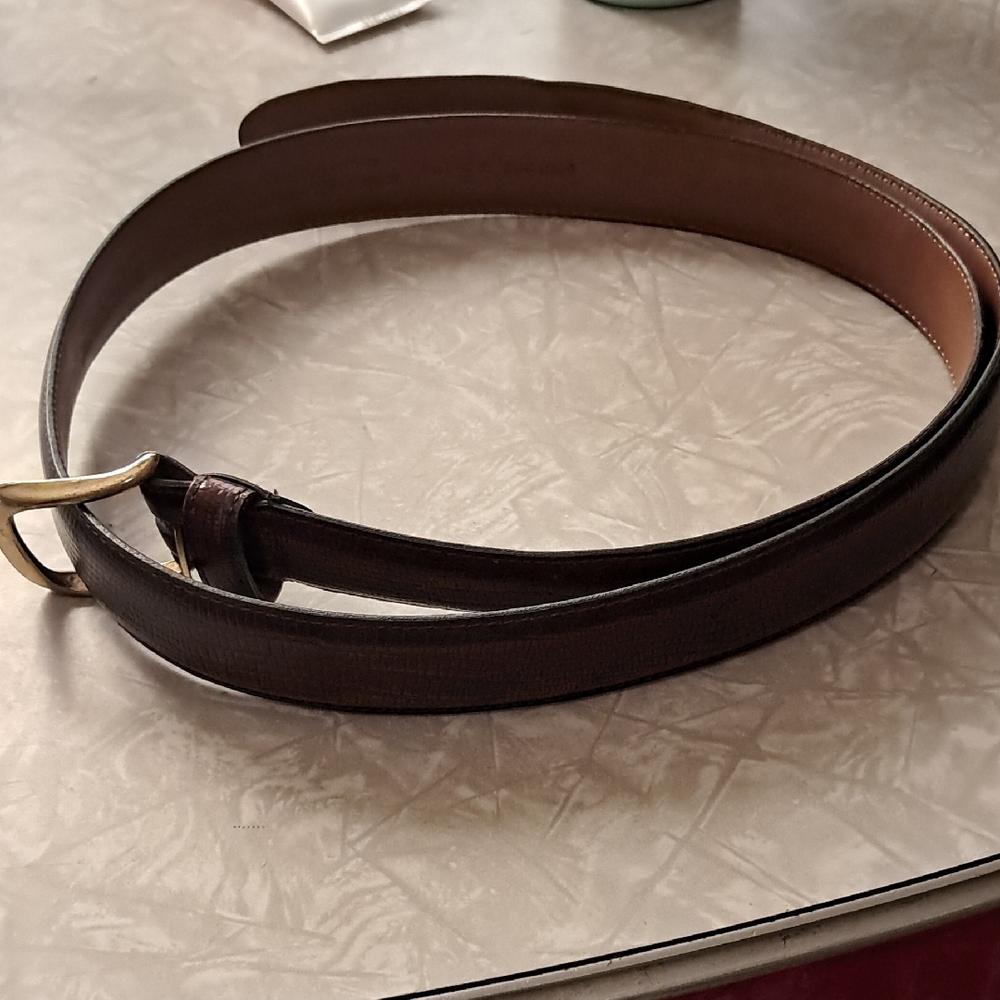 Brown Leather Belt
